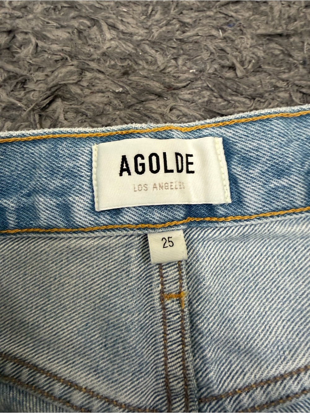 AGOLDE Parker Long Denim Shorts - Picture 3 of 4